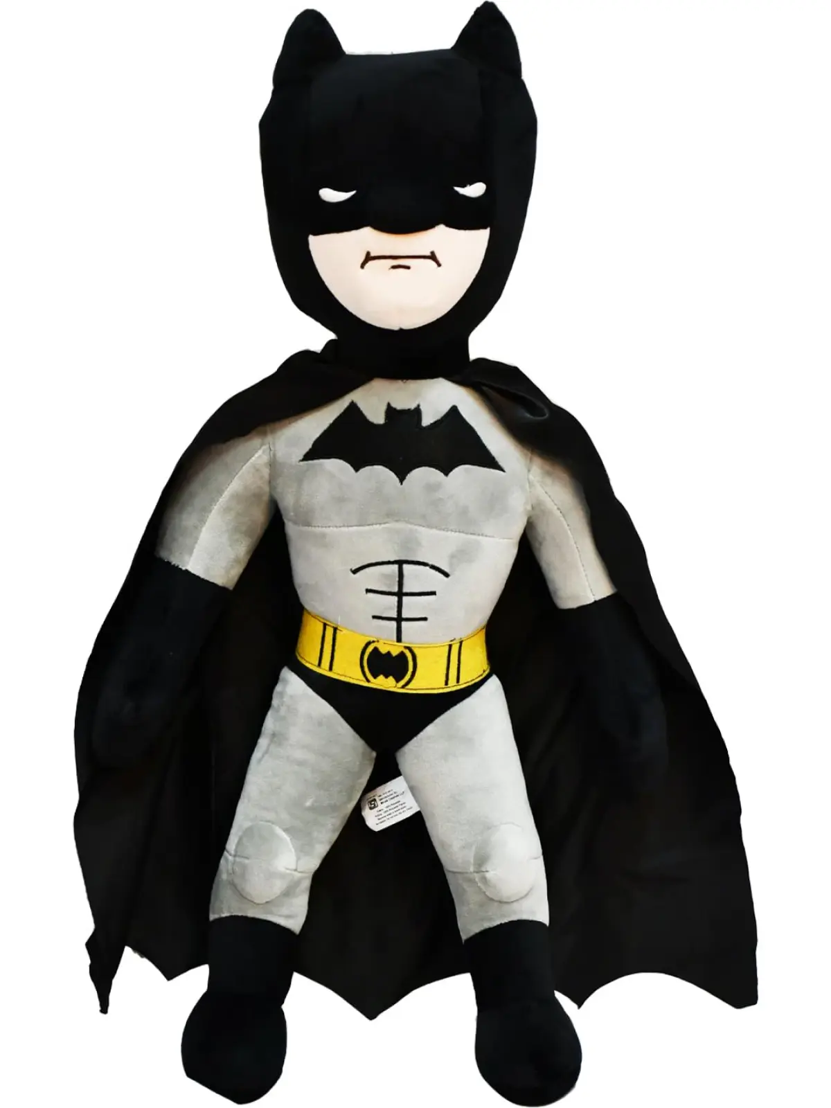 Mirada Plush Stuffed Grey Batman Soft Toy 60cm, 3Y+, Black