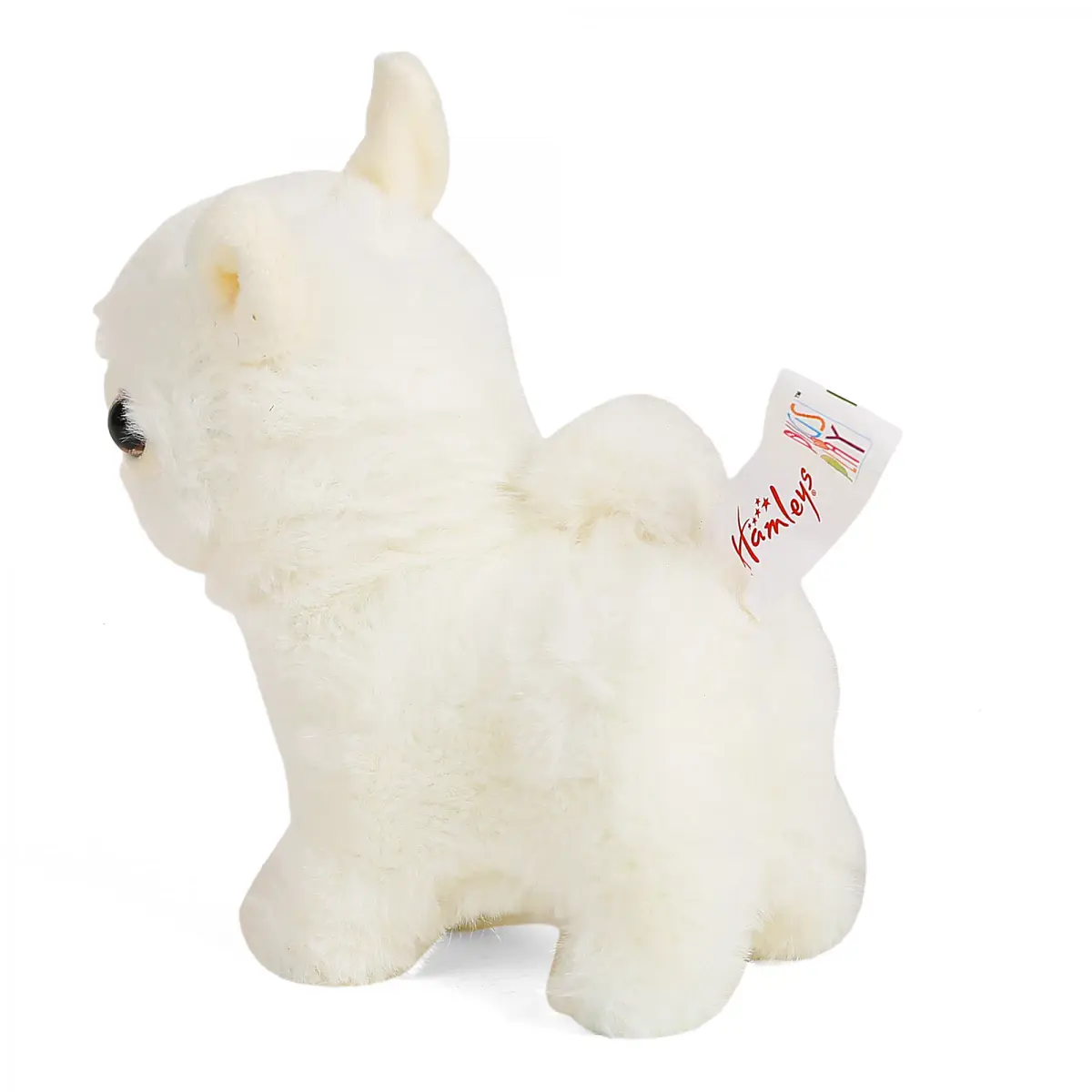 Hamleys Pugs & Play Paris The Walking Lama, Walking & Talking Soft Toy, 3Y+, White