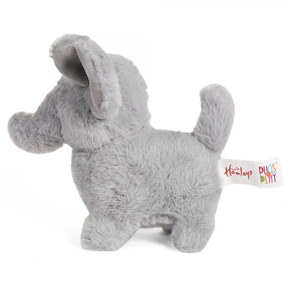 Hamleys Ella The Walking Elephant, Soft Toys for Kids, 3Y+, Grey