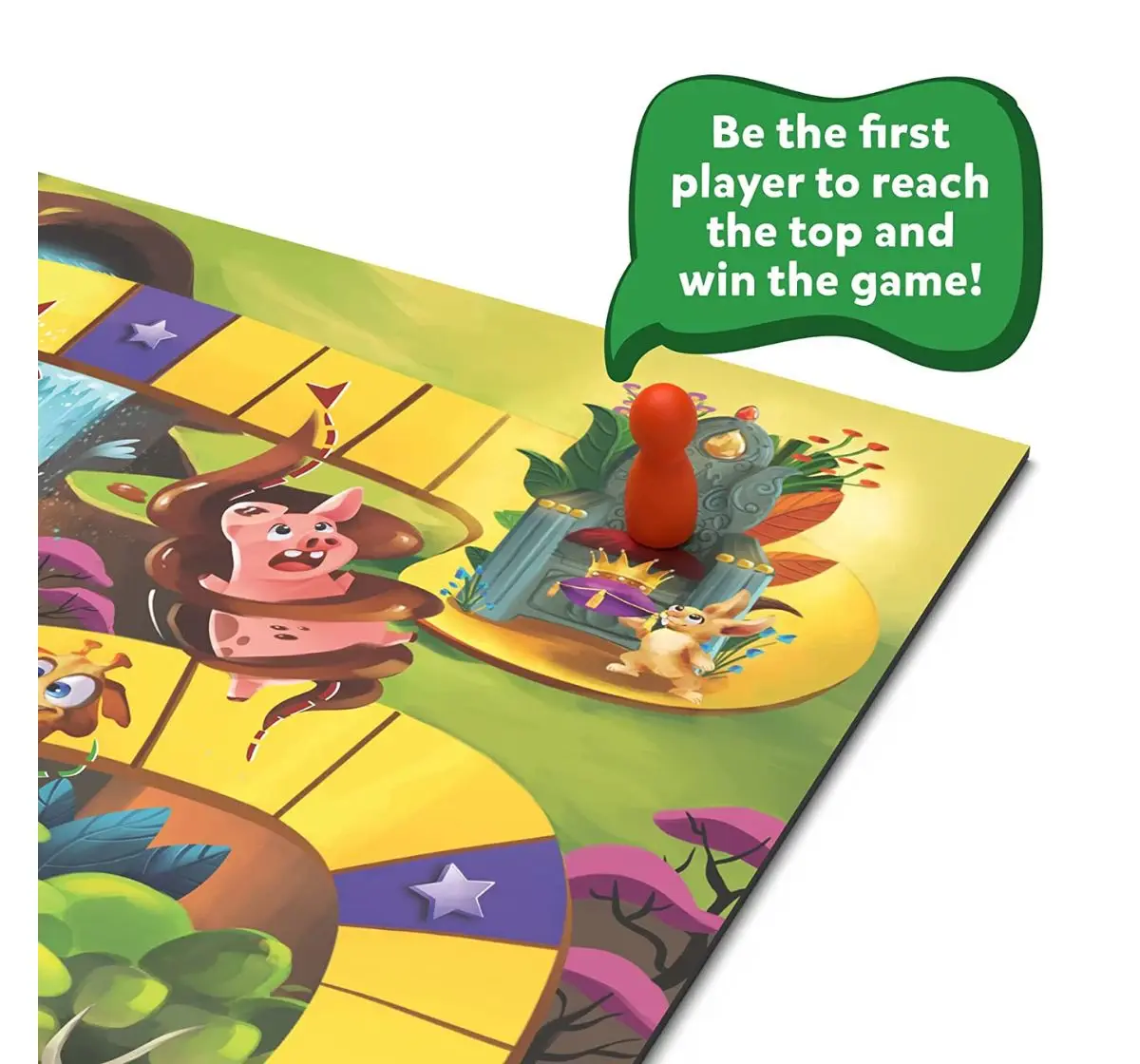 Skillmatics Board Game - Leaps & Tumbles, Race Through The Land of Animal Adventures, Classic Game with a Twist for Ages 3 to 7, Multicolour