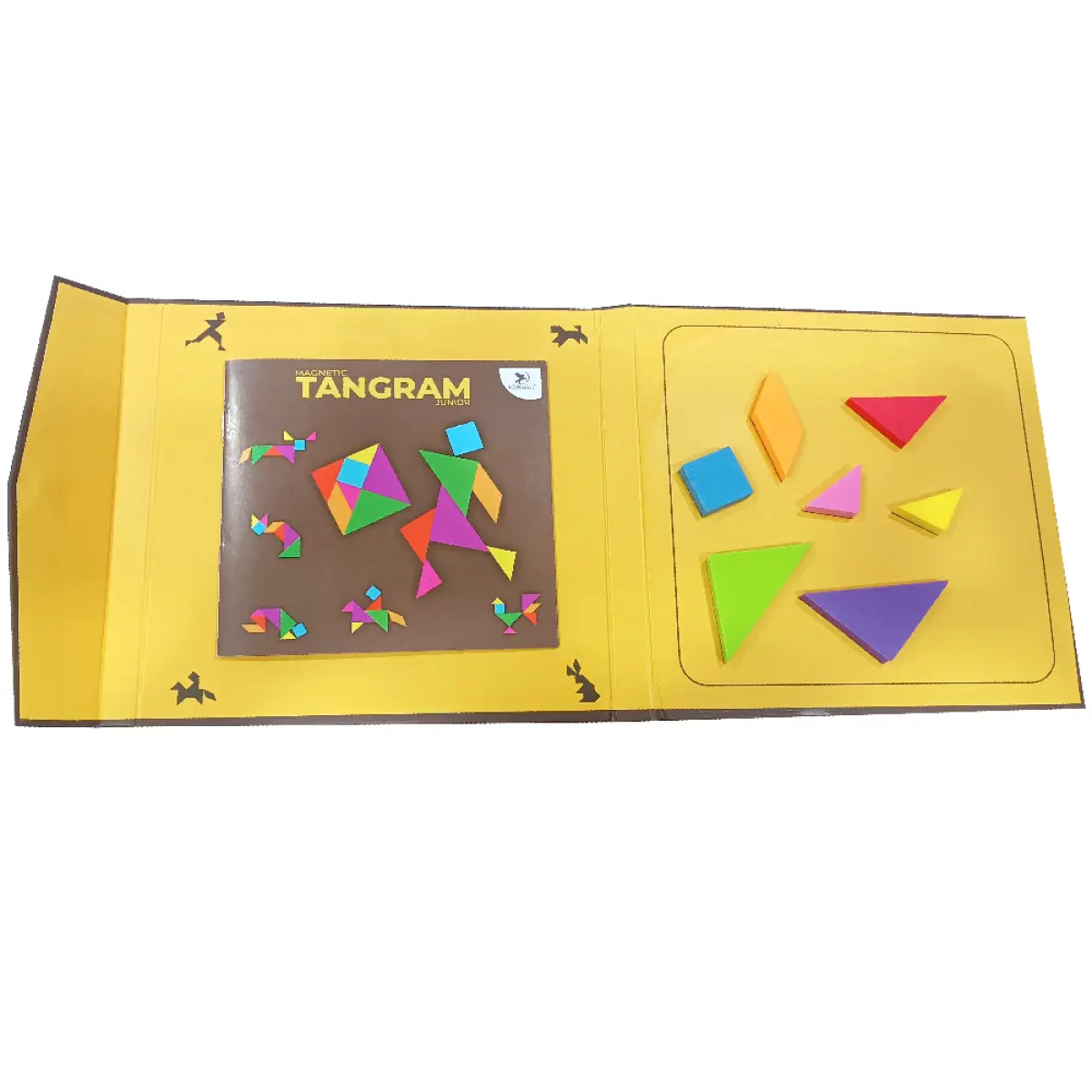 Toykraftt Magnetic Tangram Junior, Multicolour, 5Y+