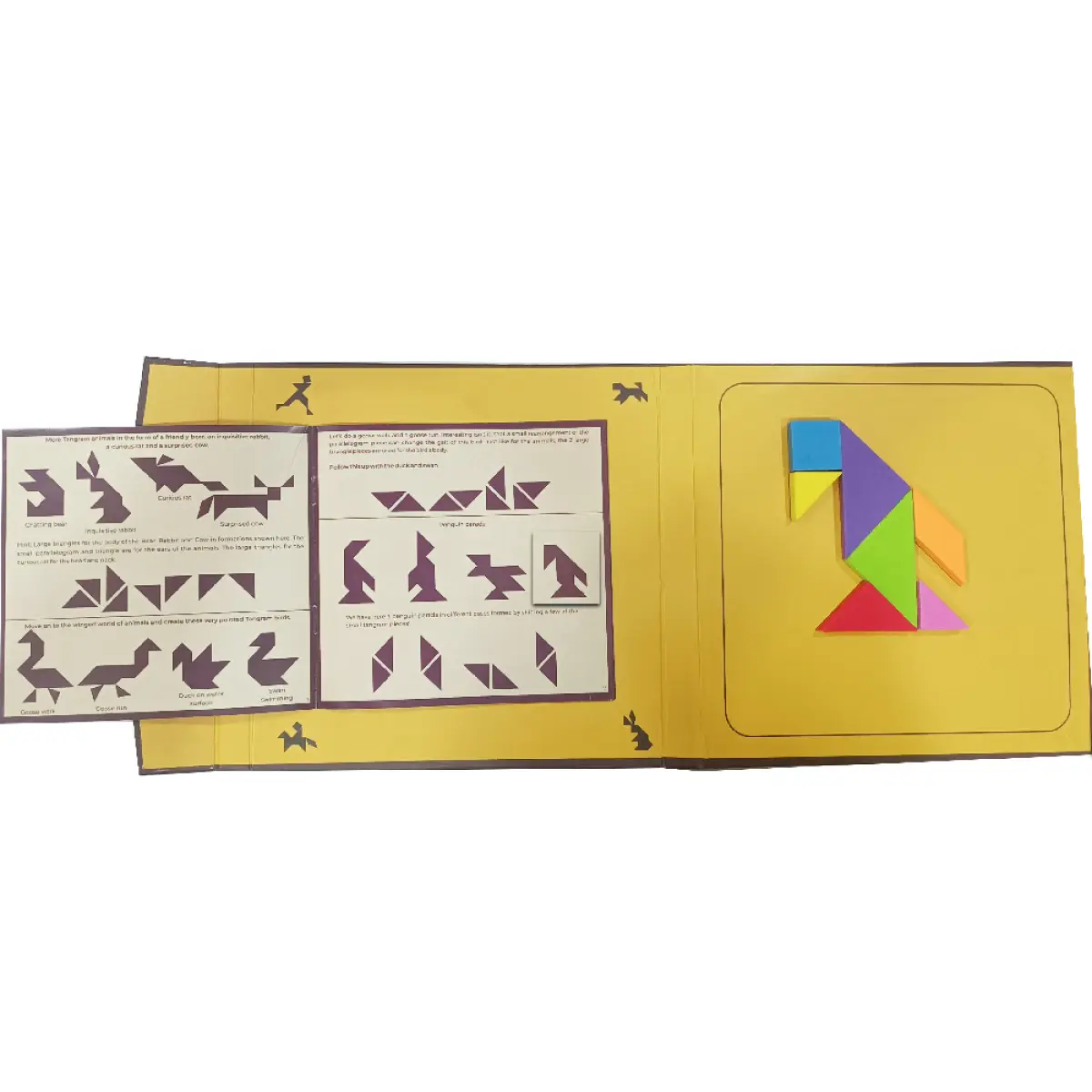 Toykraftt Magnetic Tangram Junior, Multicolour, 5Y+