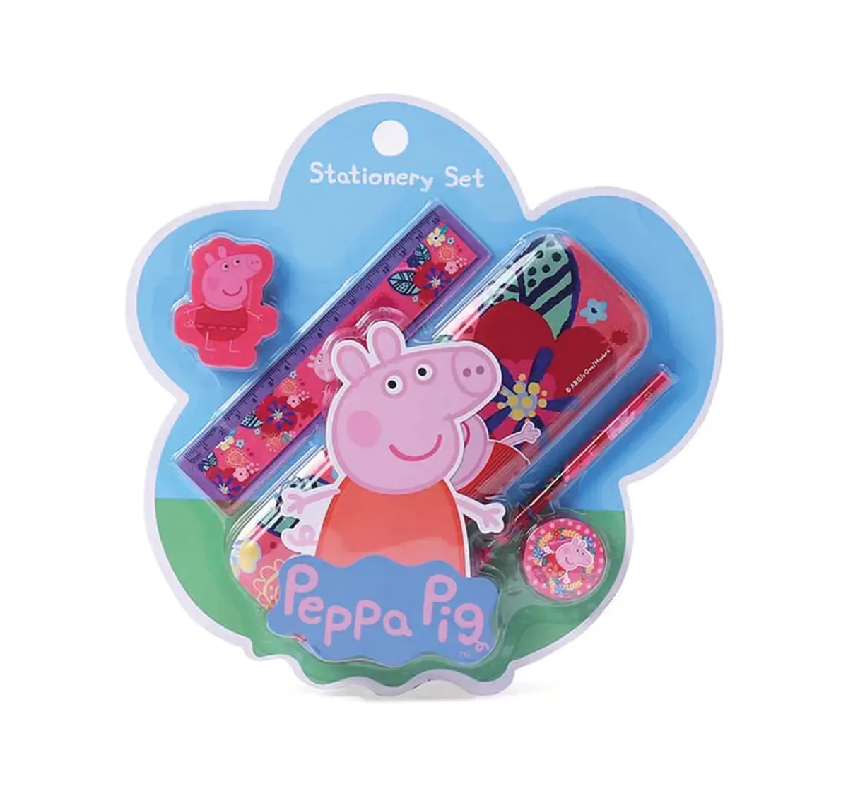 Striders Peppa Pig Kids Stationery Pack - Perfect for School and Playtime, 4Y+
