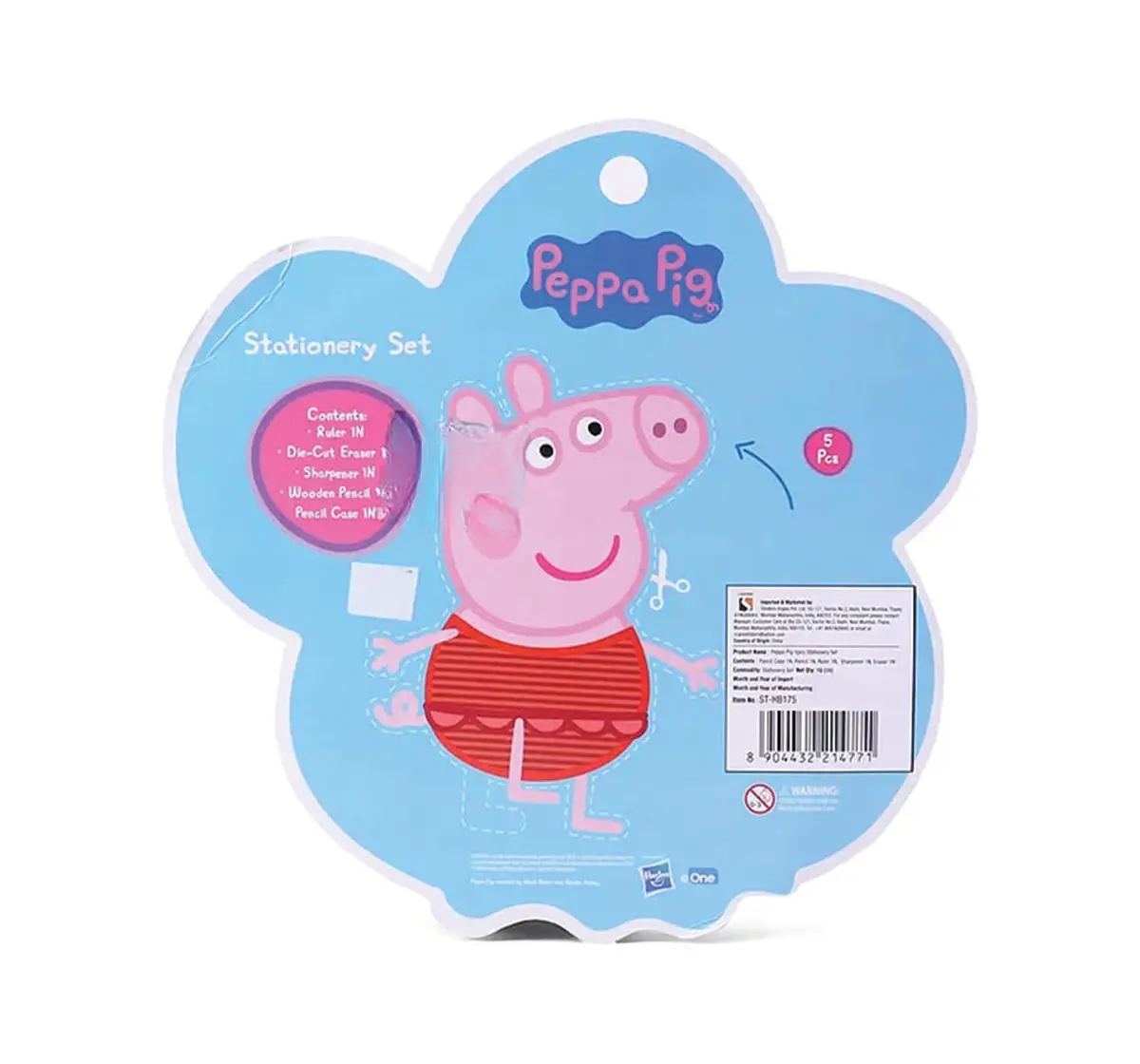 Striders Peppa Pig Kids Stationery Pack - Perfect for School and Playtime, 4Y+