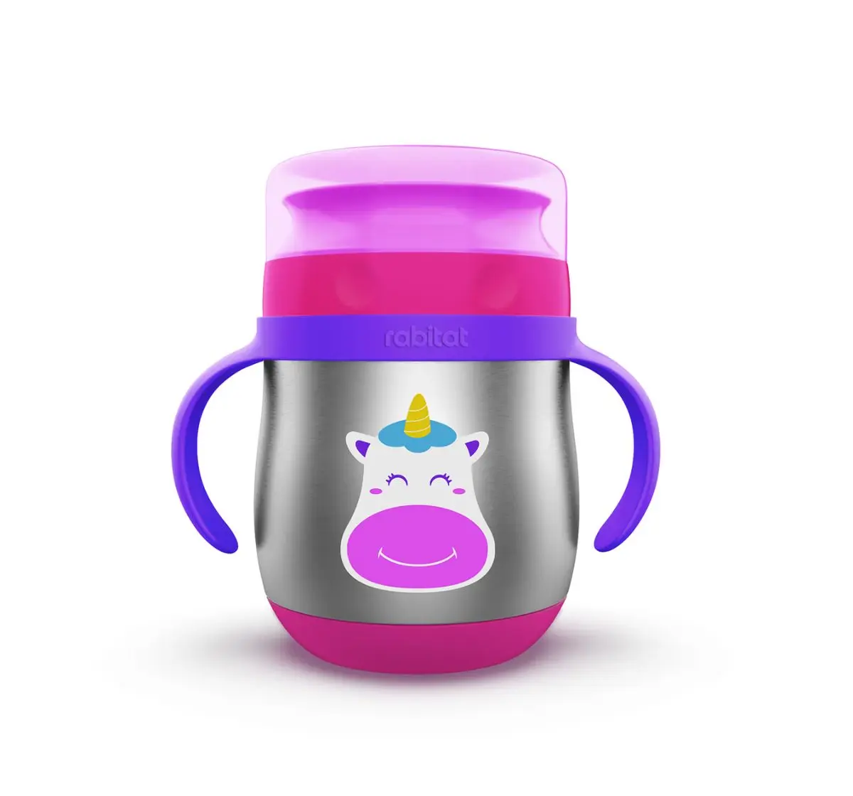 Rabitat First Step 360 Degree Training Cup Be Unic 360 ml For Kids of Age 6M+, Multicolour