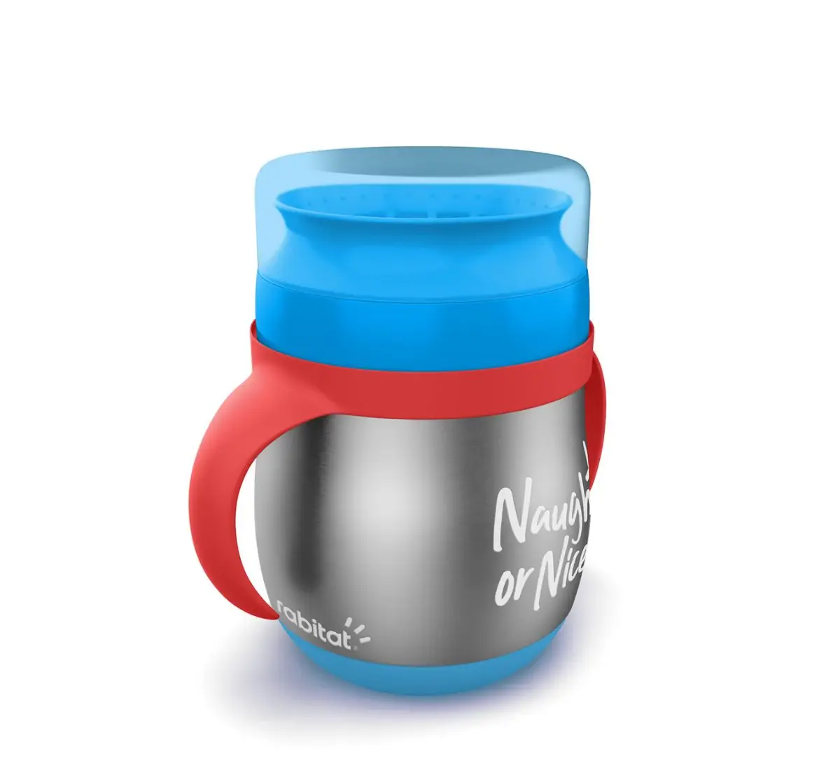 Rabitat First Step 360 Degree Training Cup Cheek Monkey 360 ml For Kids of Age 6M+, Multicolour
