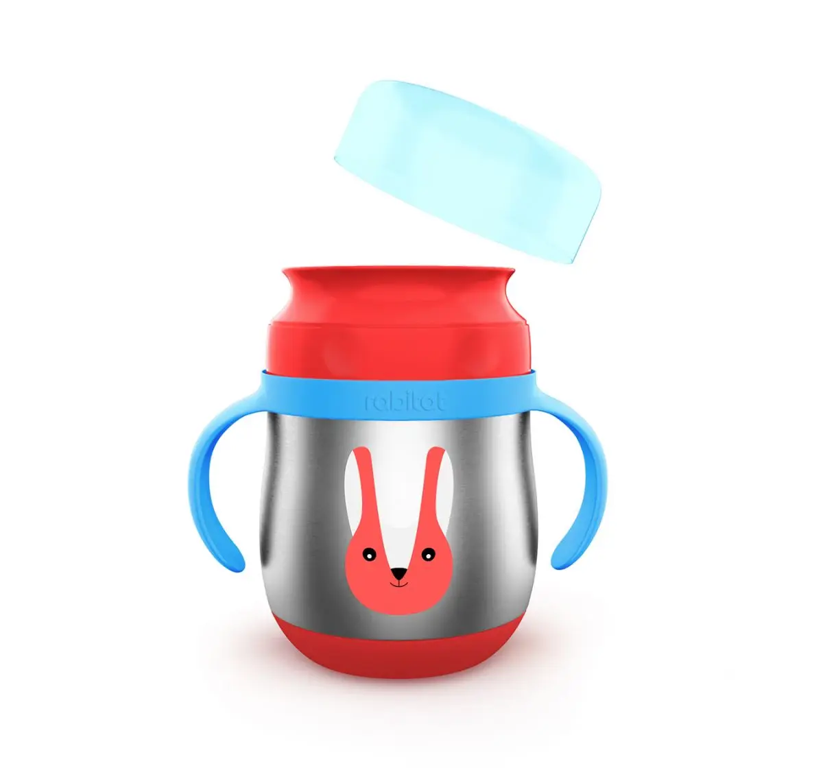 Rabitat First Step 360 Degree Training Cup Bunny Boo 360 ml For Kids of Age 6M+, Multicolour