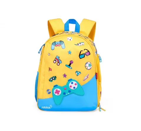 Rabitat Smash Big Kid School Bag Sparky 14 Inches For Kids of Age 4Y+, Multicolour