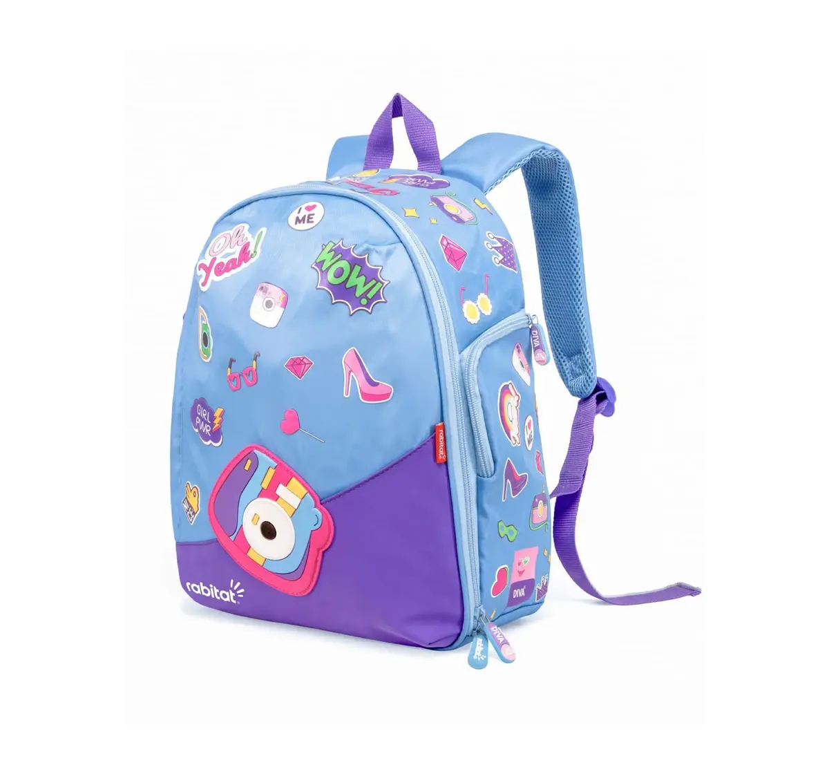 Rabitat Smash Big Kid School Bag Diva 14 Inches For Kids of Age 4Y+, Multicolour