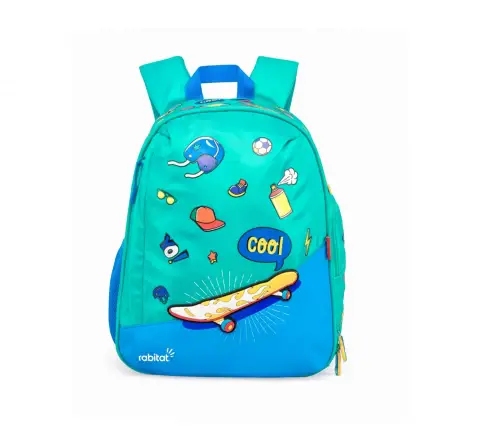 Rabitat Smash Big Kid School Bag Spunky 14 Inches For Kids of Age 4Y+, Multicolour