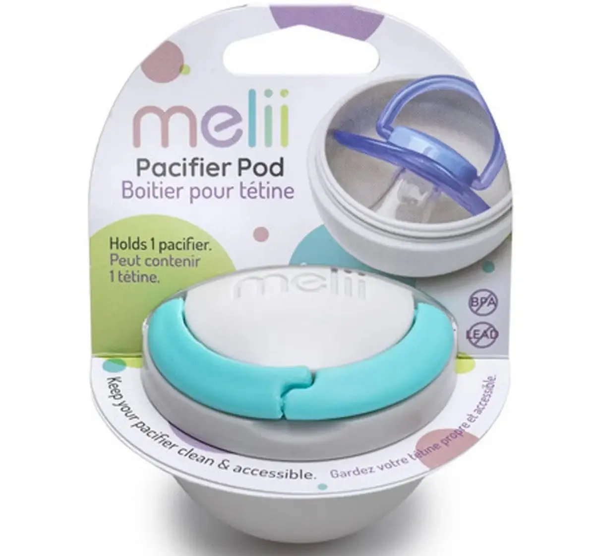 Melii Pacifier Pod, 1 Pack, 0M+