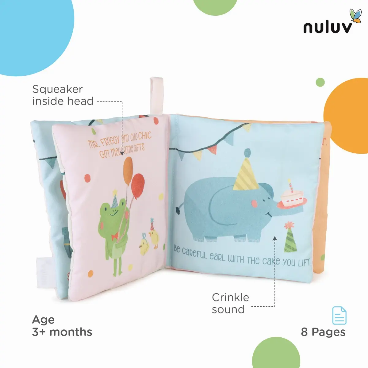 Nuluv Perfect Party Playbook Multicolour, 3M+