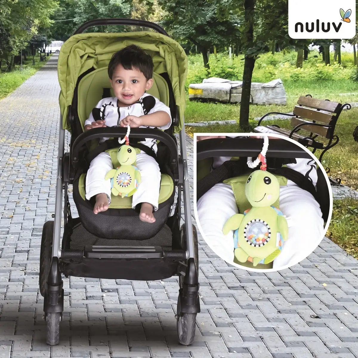 Nuluv Jittery Turtle Multicolour, 3M+