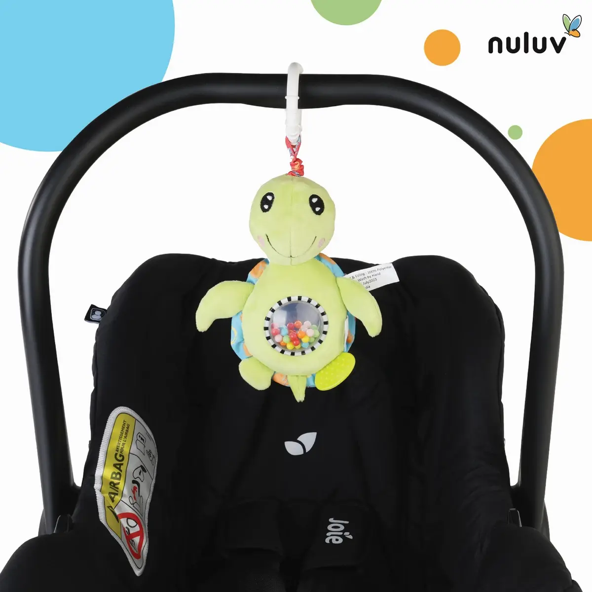 Nuluv Jittery Turtle Multicolour, 3M+