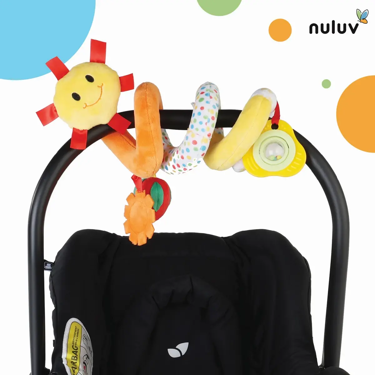 Nuluv Fruits Spiral Multicolour, 3M+