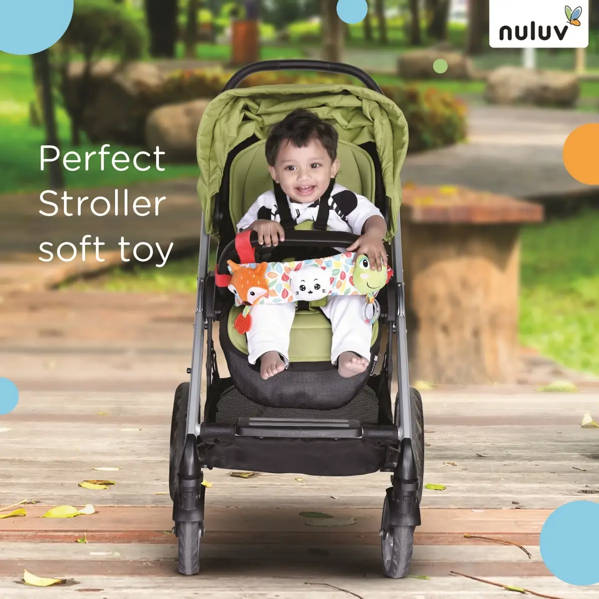 Nuluv Stroller Cot Toy Multicolour, 3M+