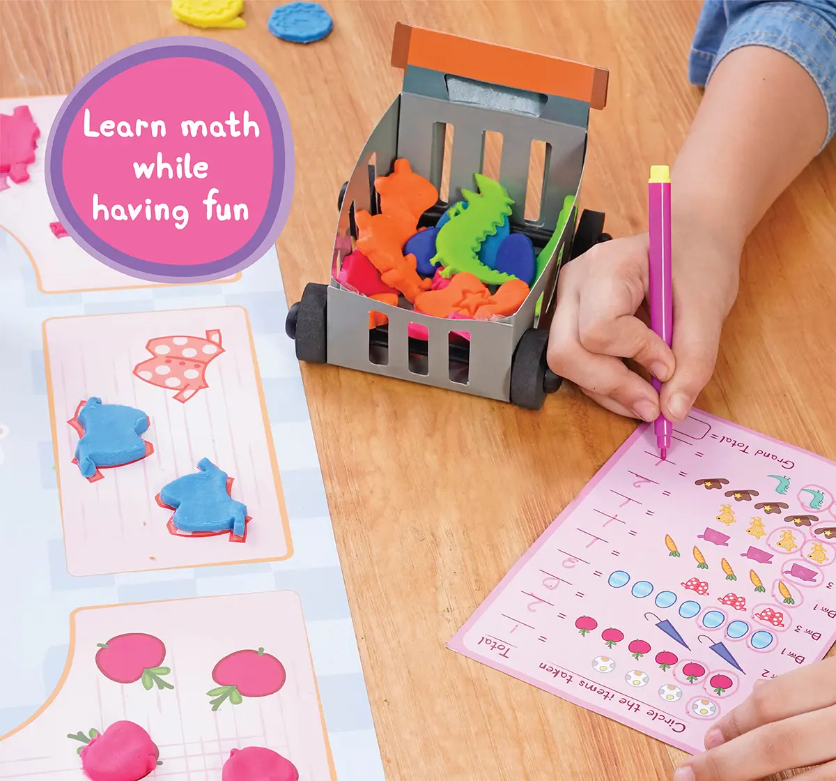 Dough Magic Peppa Pig Shop & Count Activity Set For Kids Age 3Y+, Multicolour