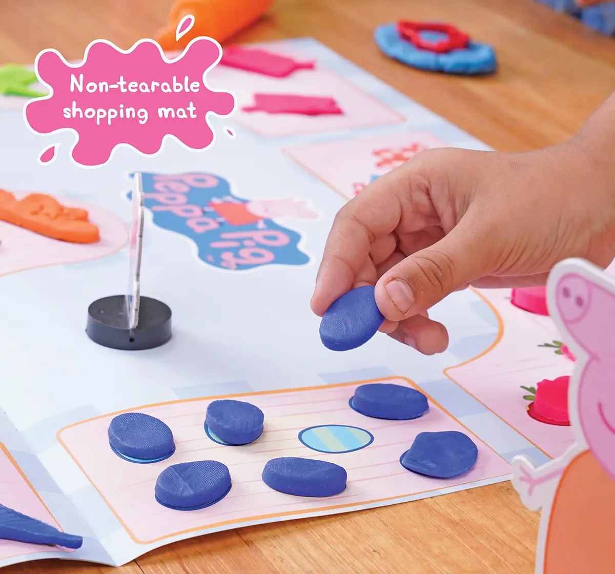Dough Magic Peppa Pig Shop & Count Activity Set For Kids Age 3Y+, Multicolour