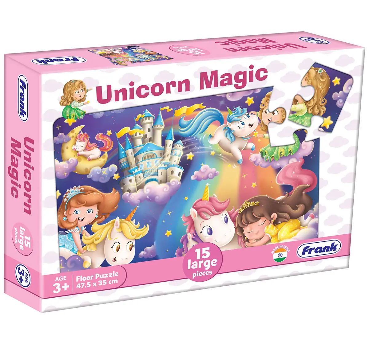 Frank Unicorn Magic, 15 Pieces Floor Puzzle, 3Y+