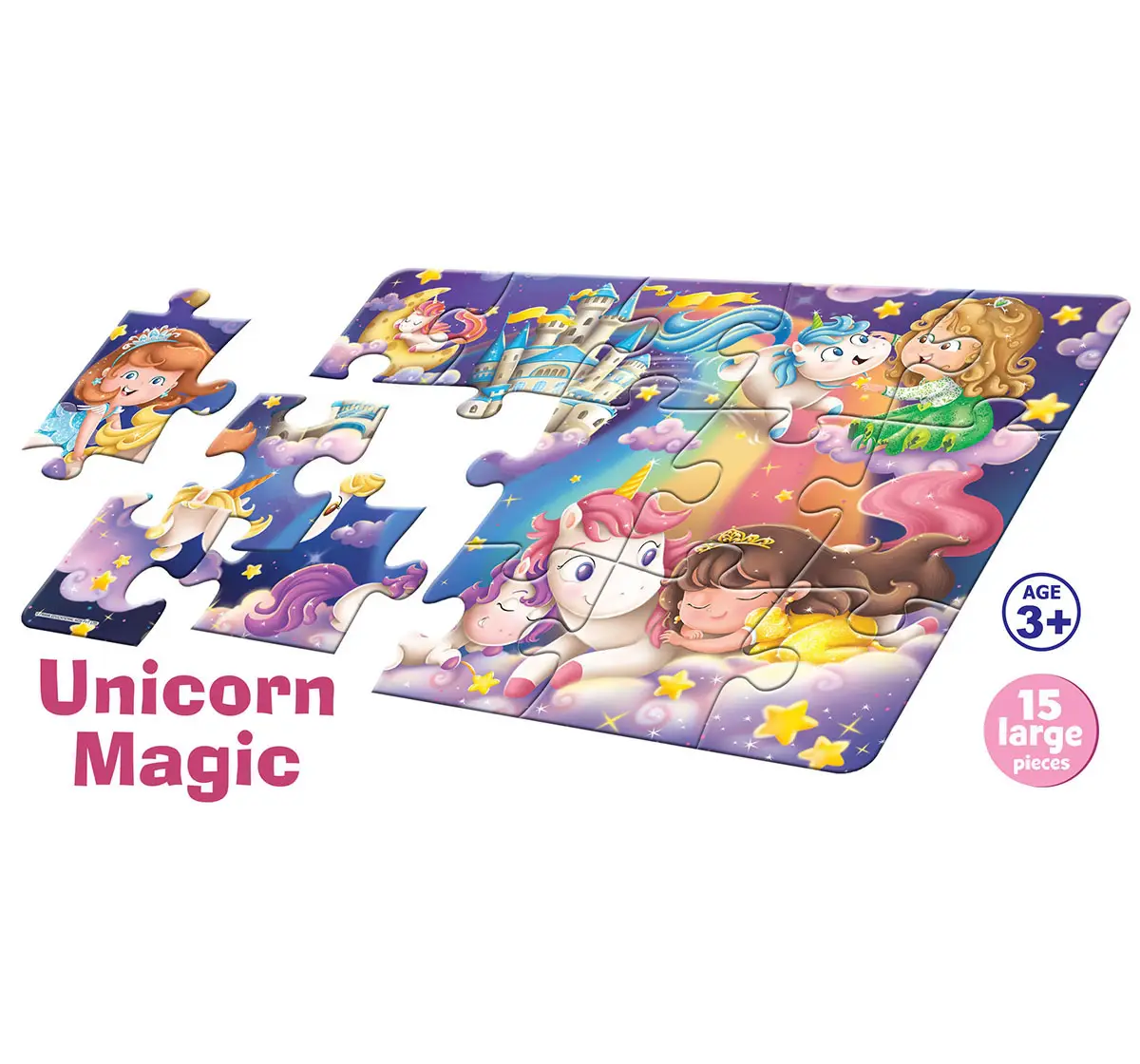 Frank Unicorn Magic, 15 Pieces Floor Puzzle, 3Y+