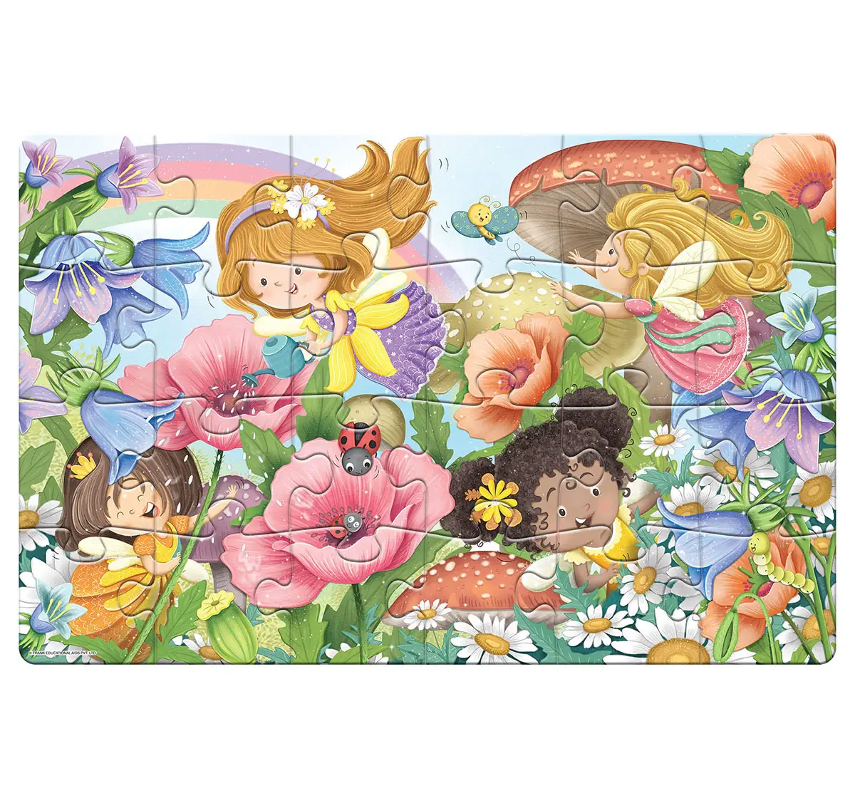 Frank Fairy Garden, 24 Pieces Giant Floor Puzzle, 3Y+