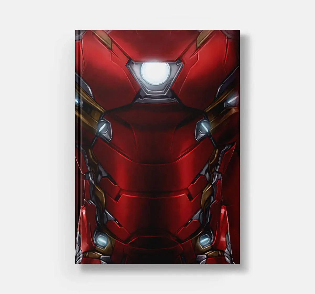 Macmerise Suit Up Iron Man Notebook Hard Cover A5 Ruled, 6Y+