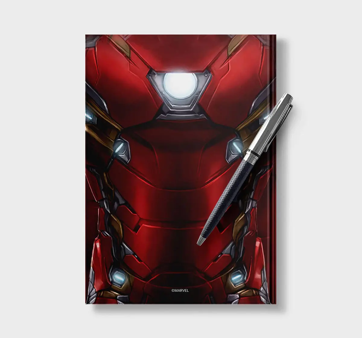 Macmerise Suit Up Iron Man Notebook Hard Cover A5 Ruled, 6Y+