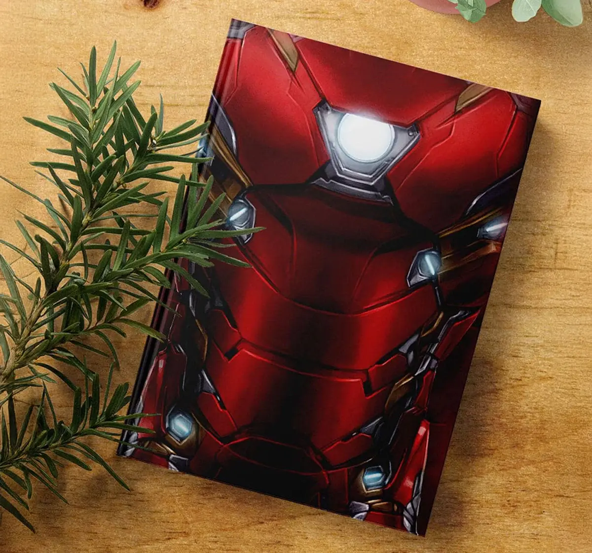 Macmerise Suit Up Iron Man Notebook Hard Cover A5 Ruled, 6Y+