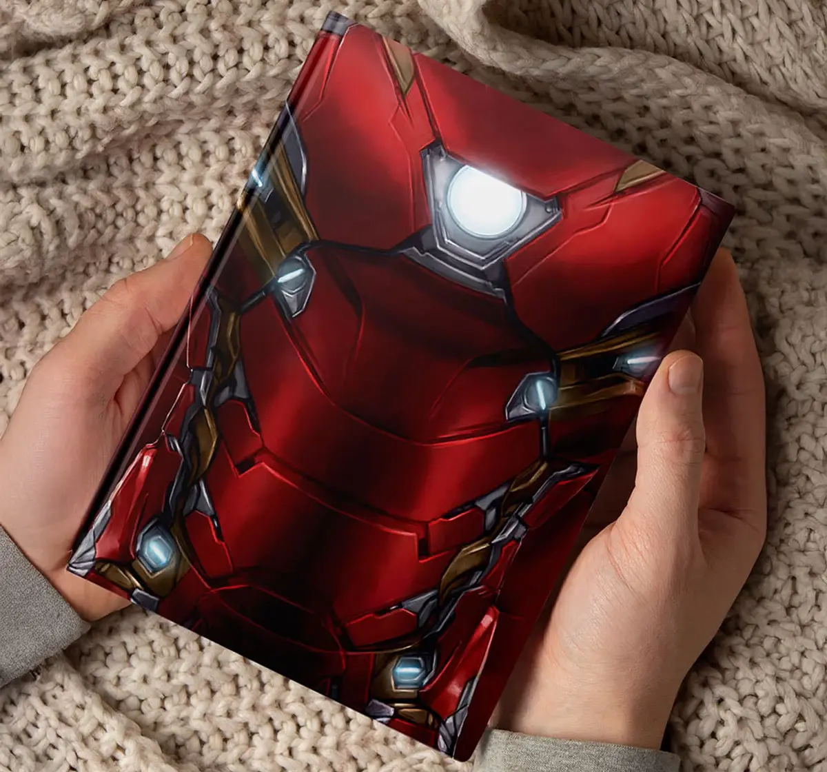 Macmerise Suit Up Iron Man Notebook Hard Cover A5 Ruled, 6Y+
