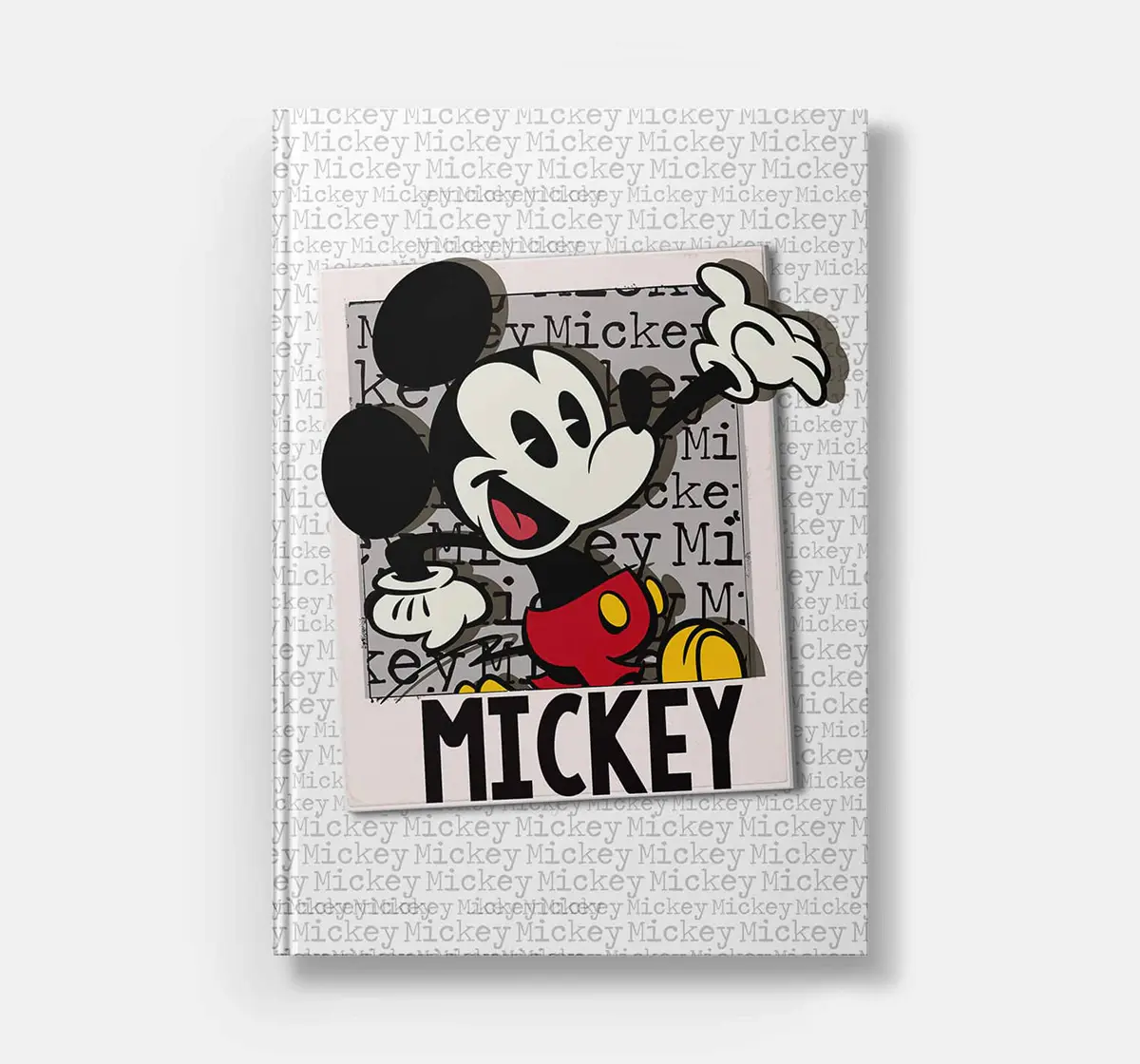 Macmerise Hello Mr Mickey Notebook Hard Cover A5 Ruled, 6Y+