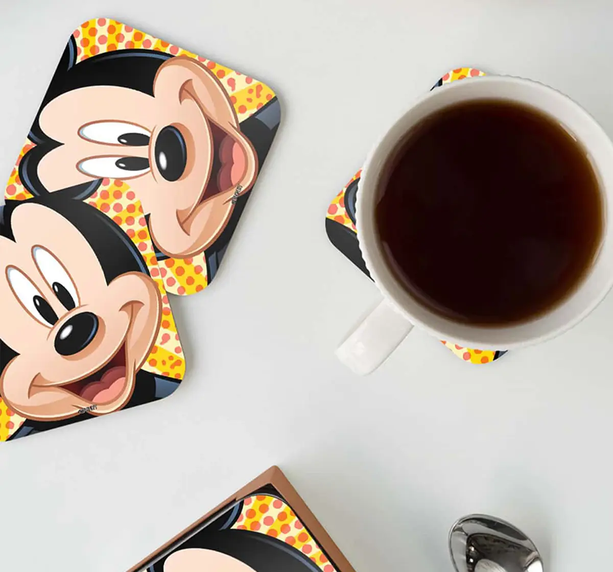 Macmerise Zoom Up Mickey Coaster Square Single, 6Y+