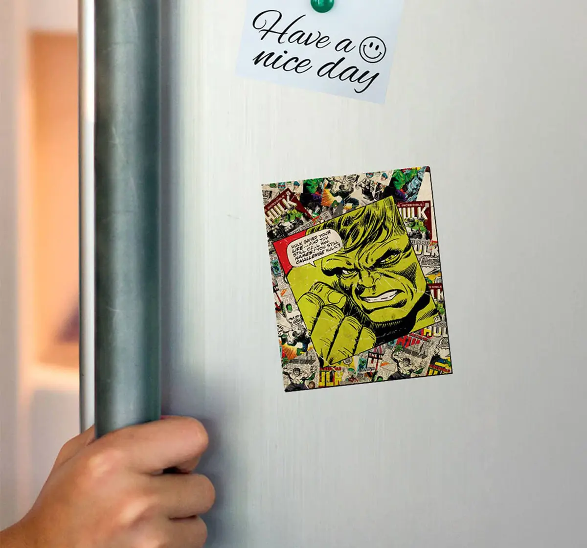 Macmerise Comic Hulk Fridge Magnet Single, 6Y+