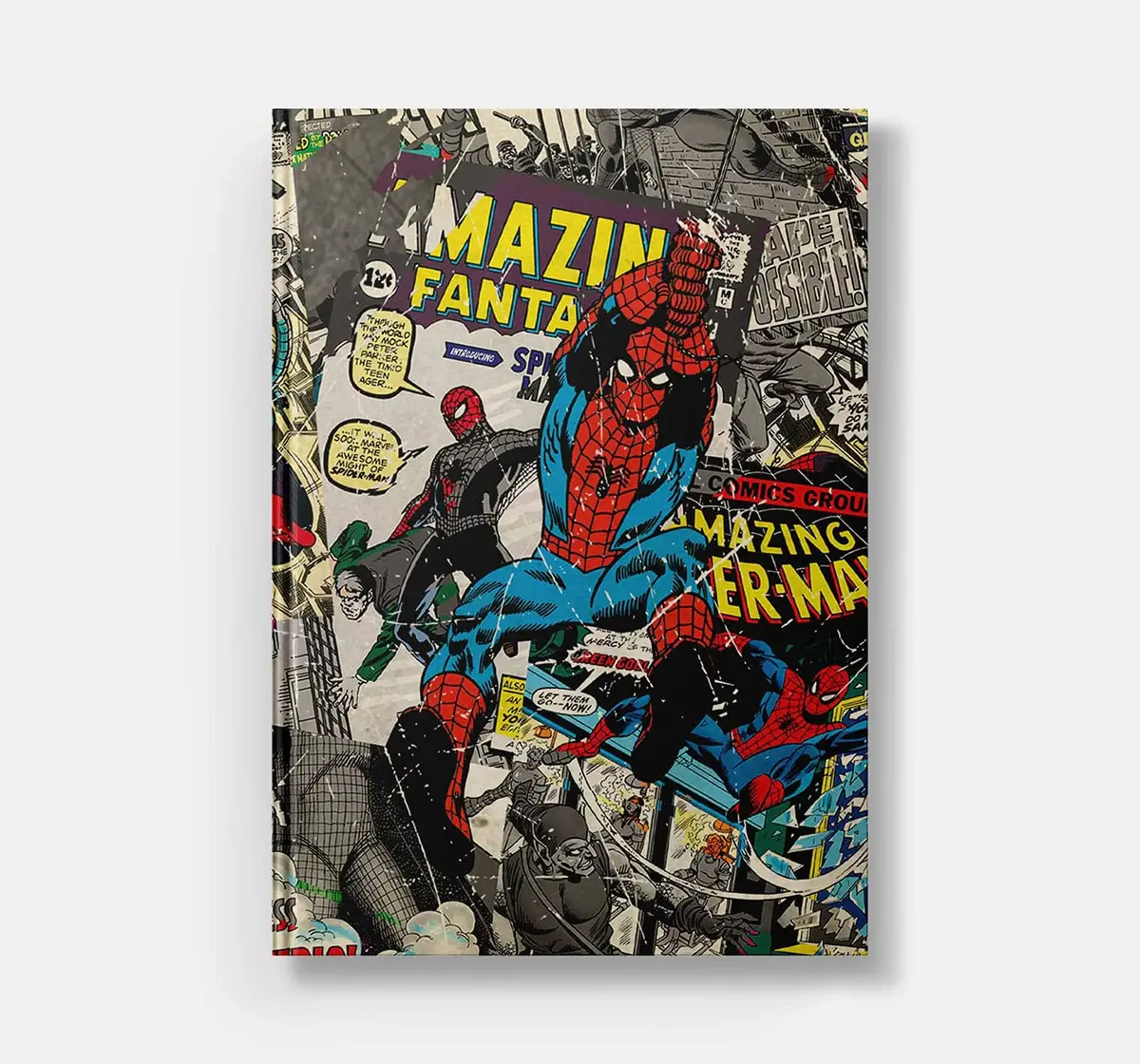 Macmerise Comic Spidey Notebook Hard Cover A5 Ruled, 6Y+