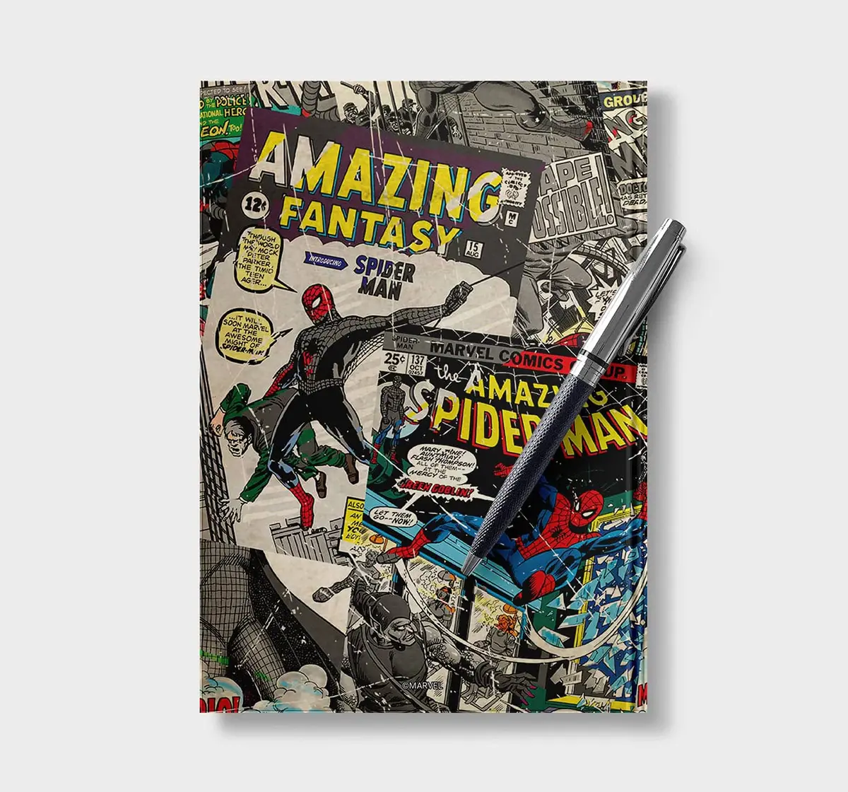 Macmerise Comic Spidey Notebook Hard Cover A5 Ruled, 6Y+