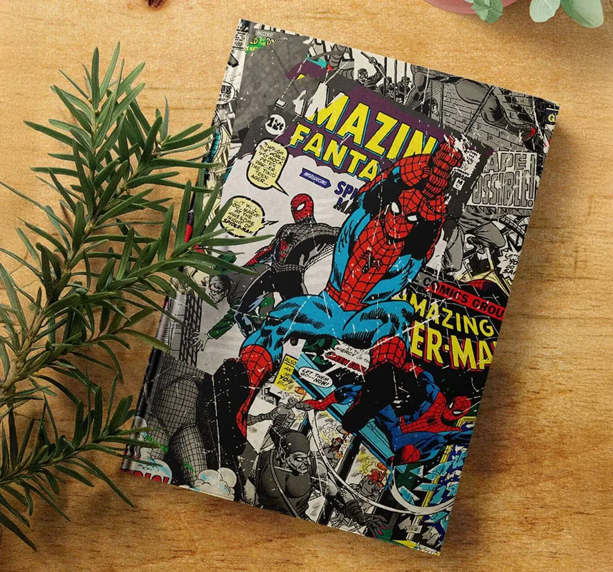 Macmerise Comic Spidey Notebook Hard Cover A5 Ruled, 6Y+
