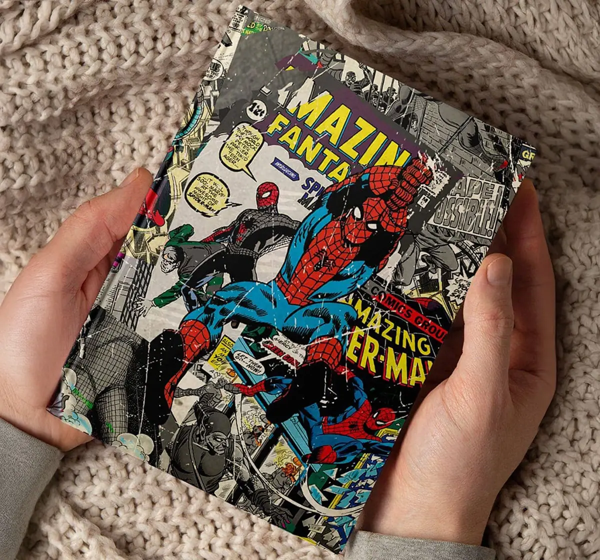 Macmerise Comic Spidey Notebook Hard Cover A5 Ruled, 6Y+