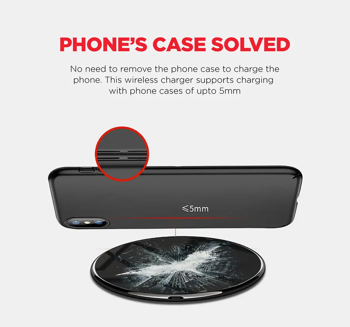 Macmerise God Of Gotham Wireless Charger 15W Glass, 6Y+