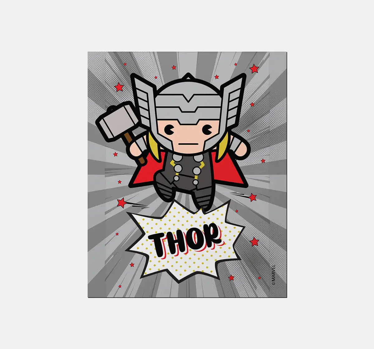 Macmerise Kawaii Thor Fridge Magnet Single, 6Y+