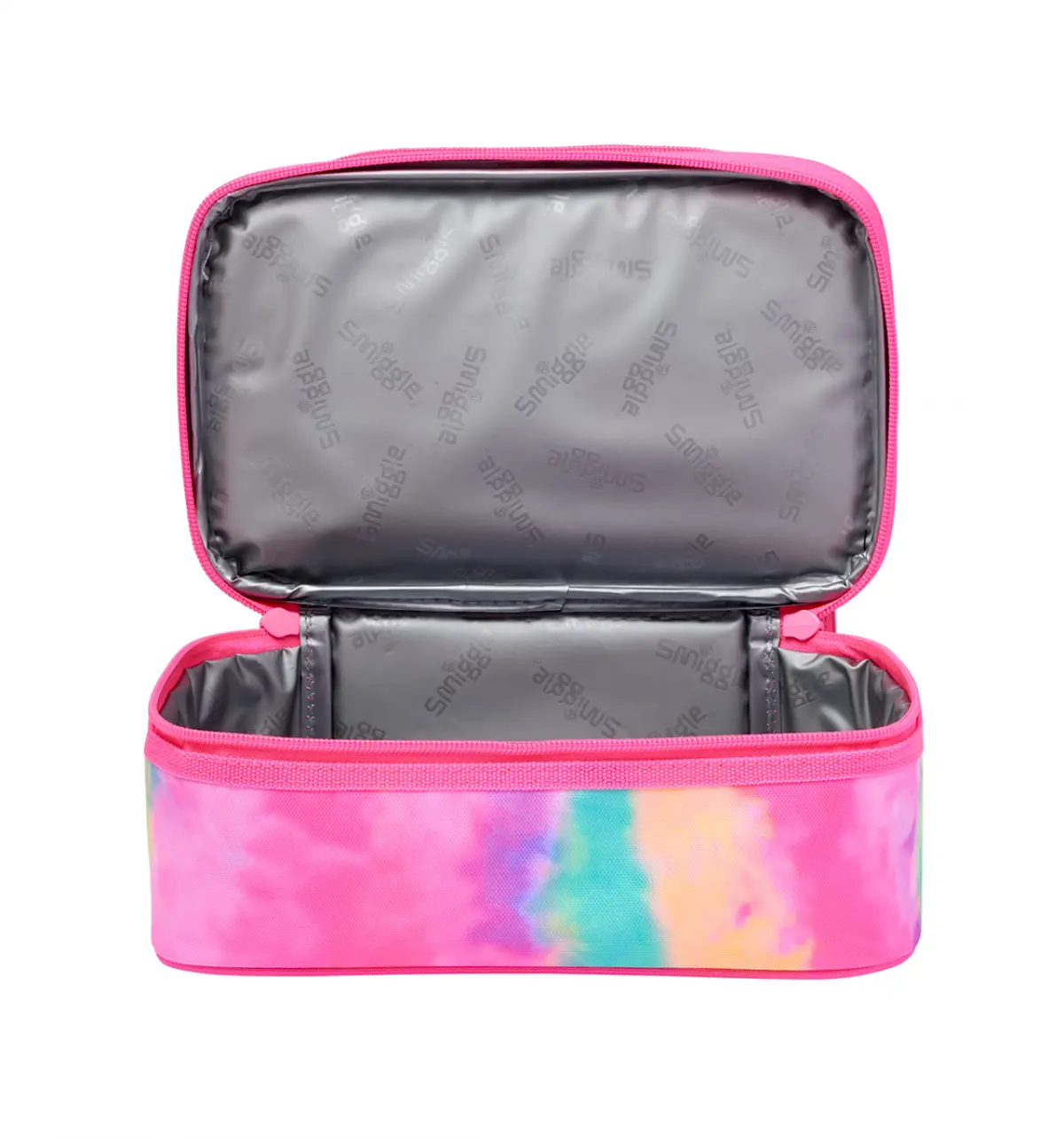 Smiggle Vivid Double Decker Lunchbox Pink, 3Y+
