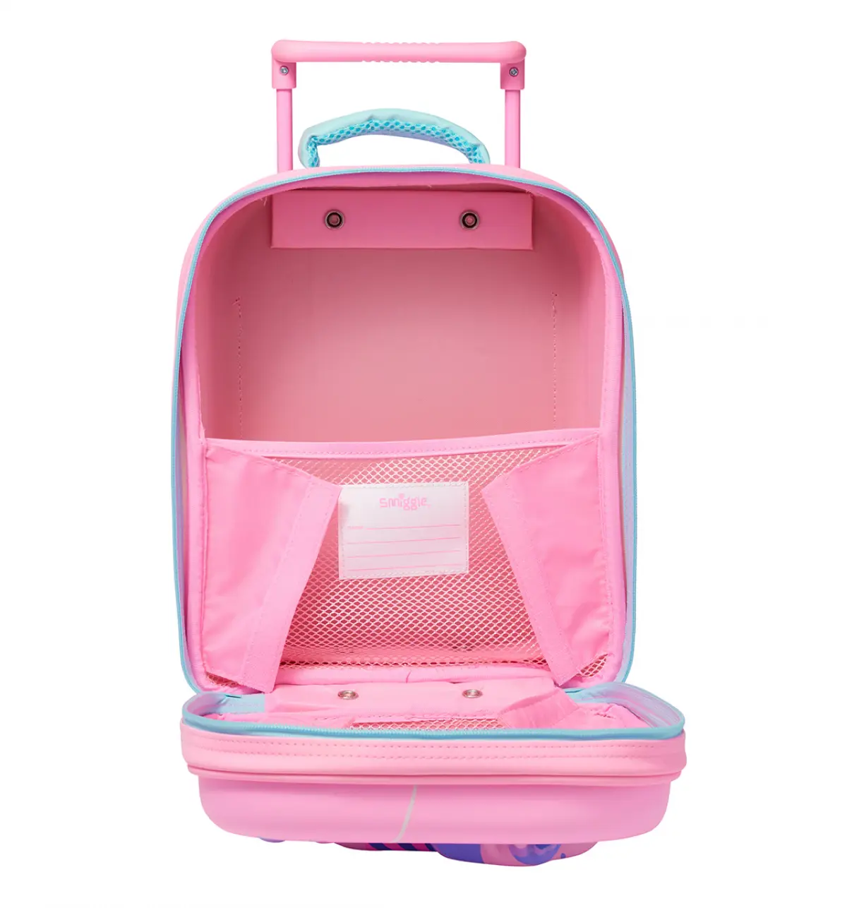 Smiggle Glide Teeny Tiny Hardtop Trolley Bag Pink, 3Y+