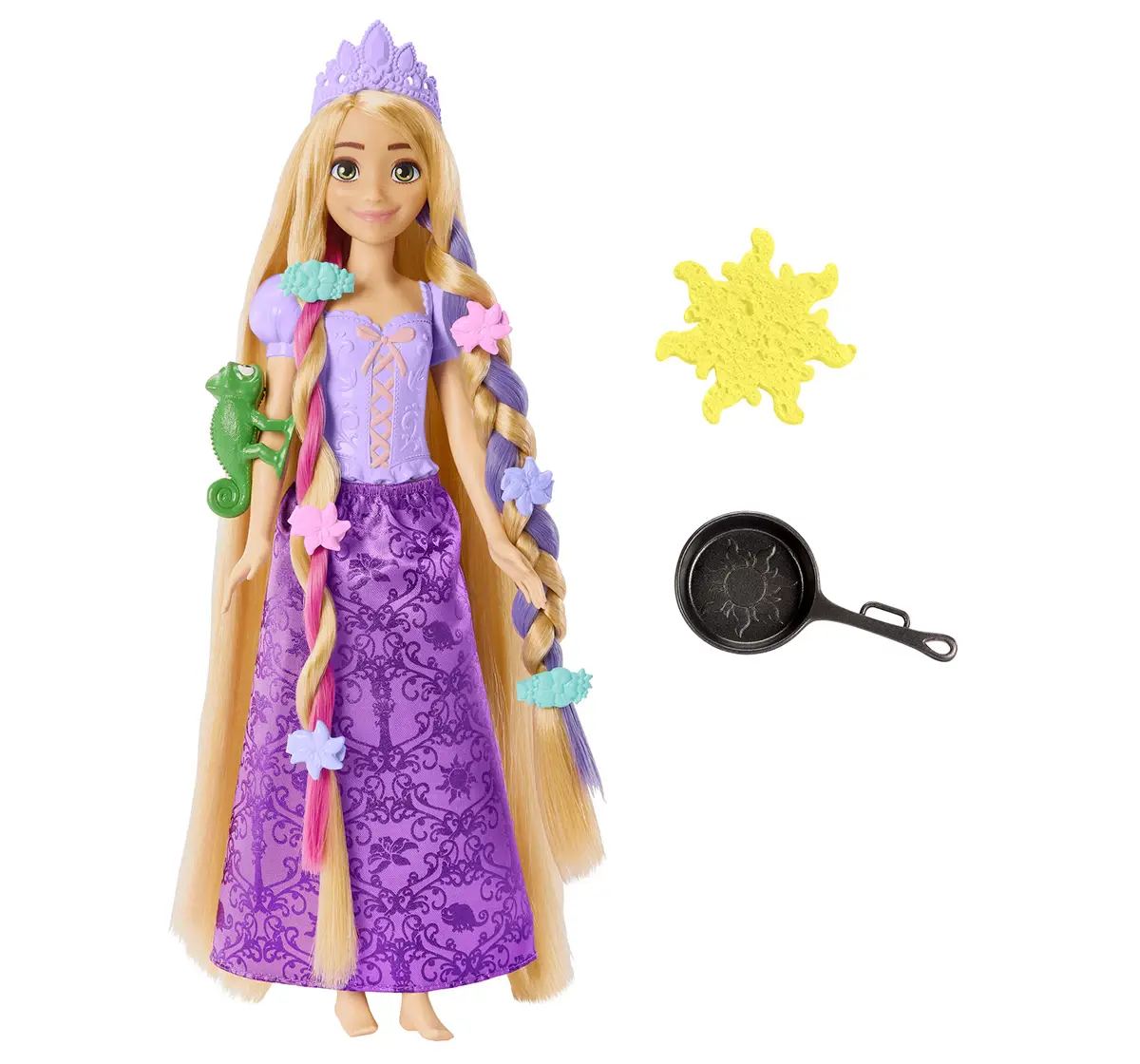 Disney Princess Hair  Rapunzel Doll, 3Y+, Multicolour