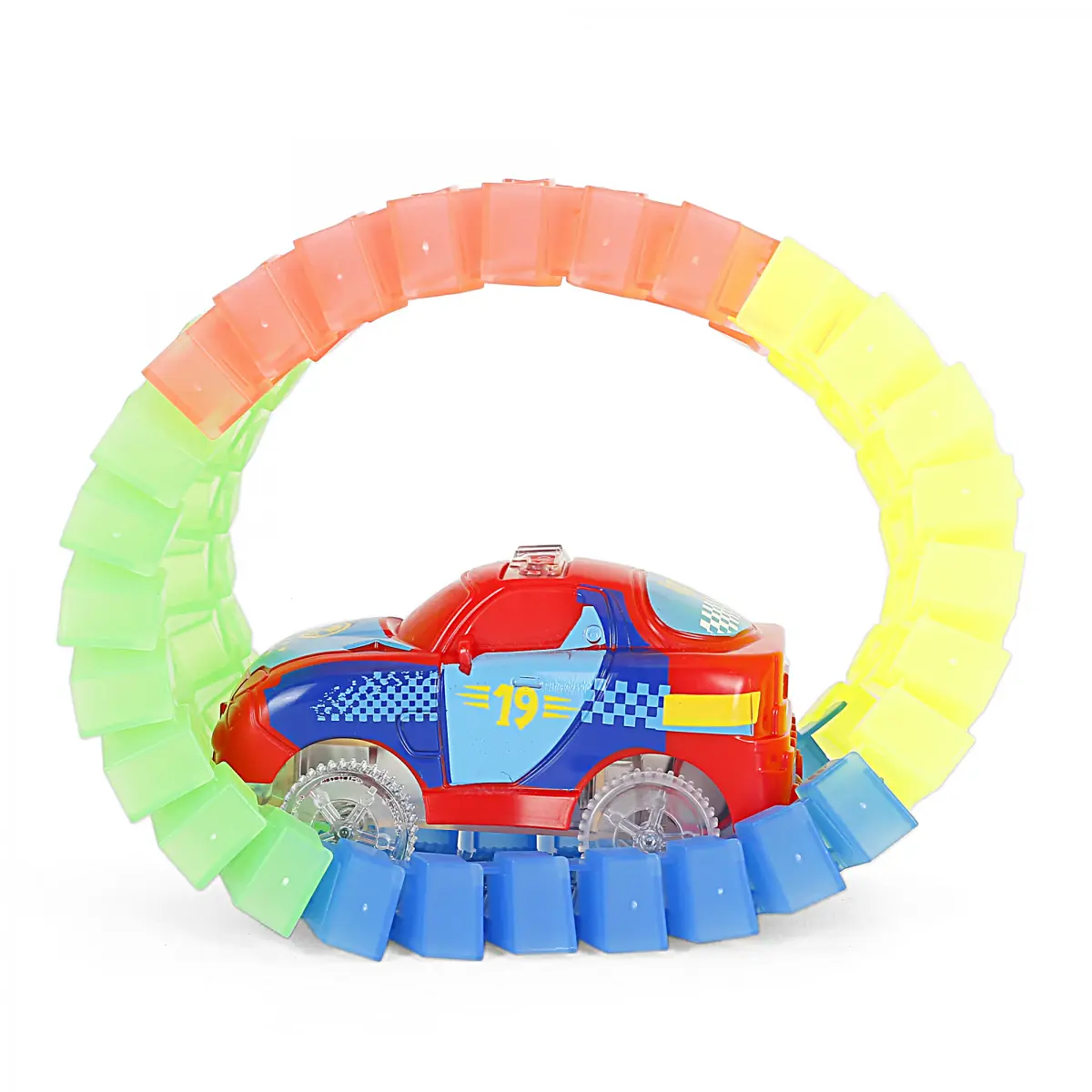 Ralleyz Build & Go Tracks, 220 Track Race Car, 3Y+, Multicolour