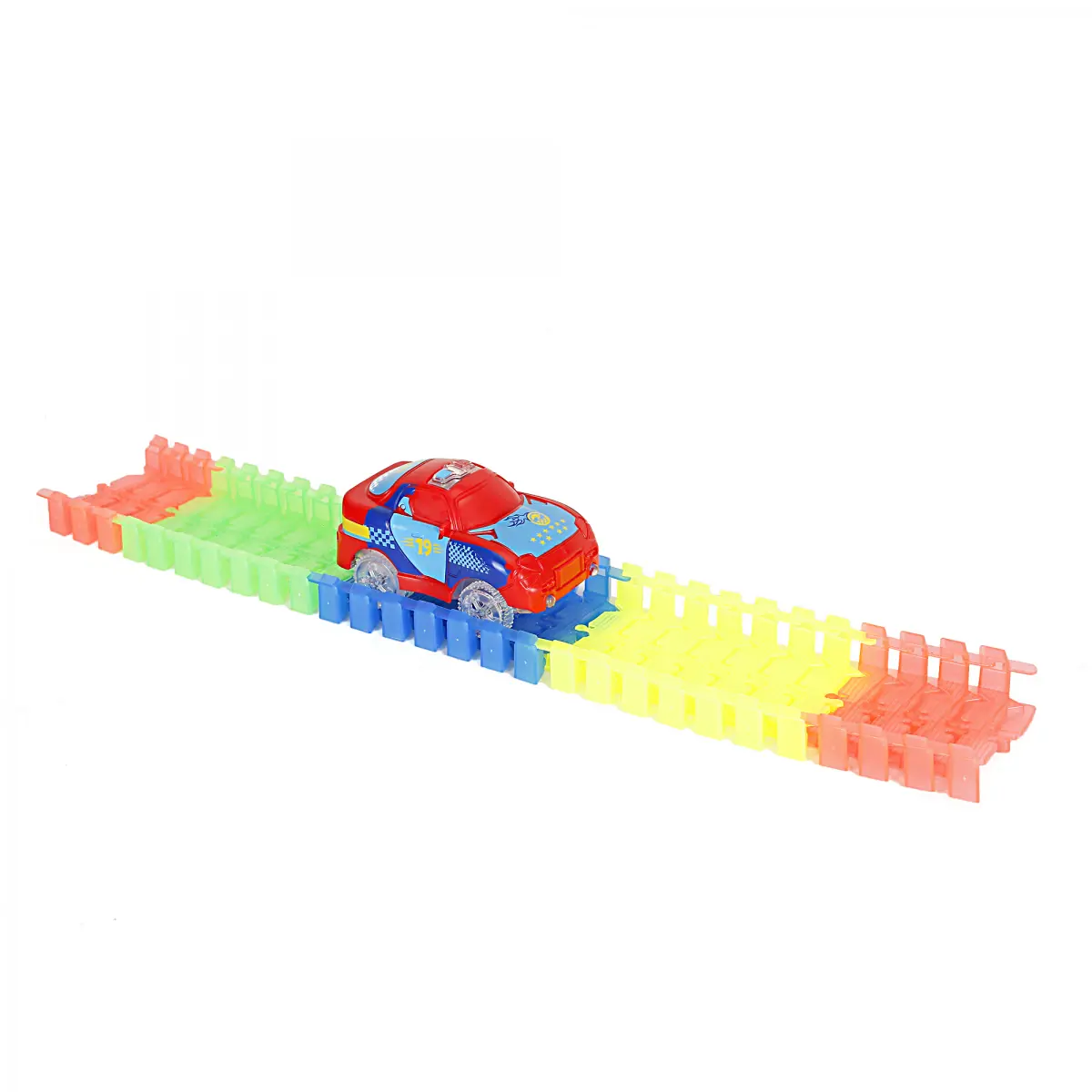 Ralleyz Build & Go Tracks, 400 Track Race Car, 3Y+, Multicolour