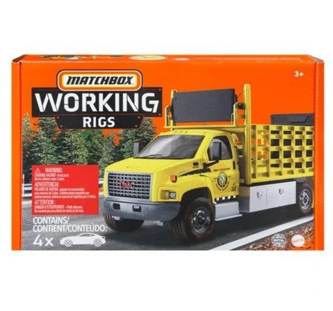 Matchbox Real Working Rigs 4 Multipack, 3Y+, Multicolour