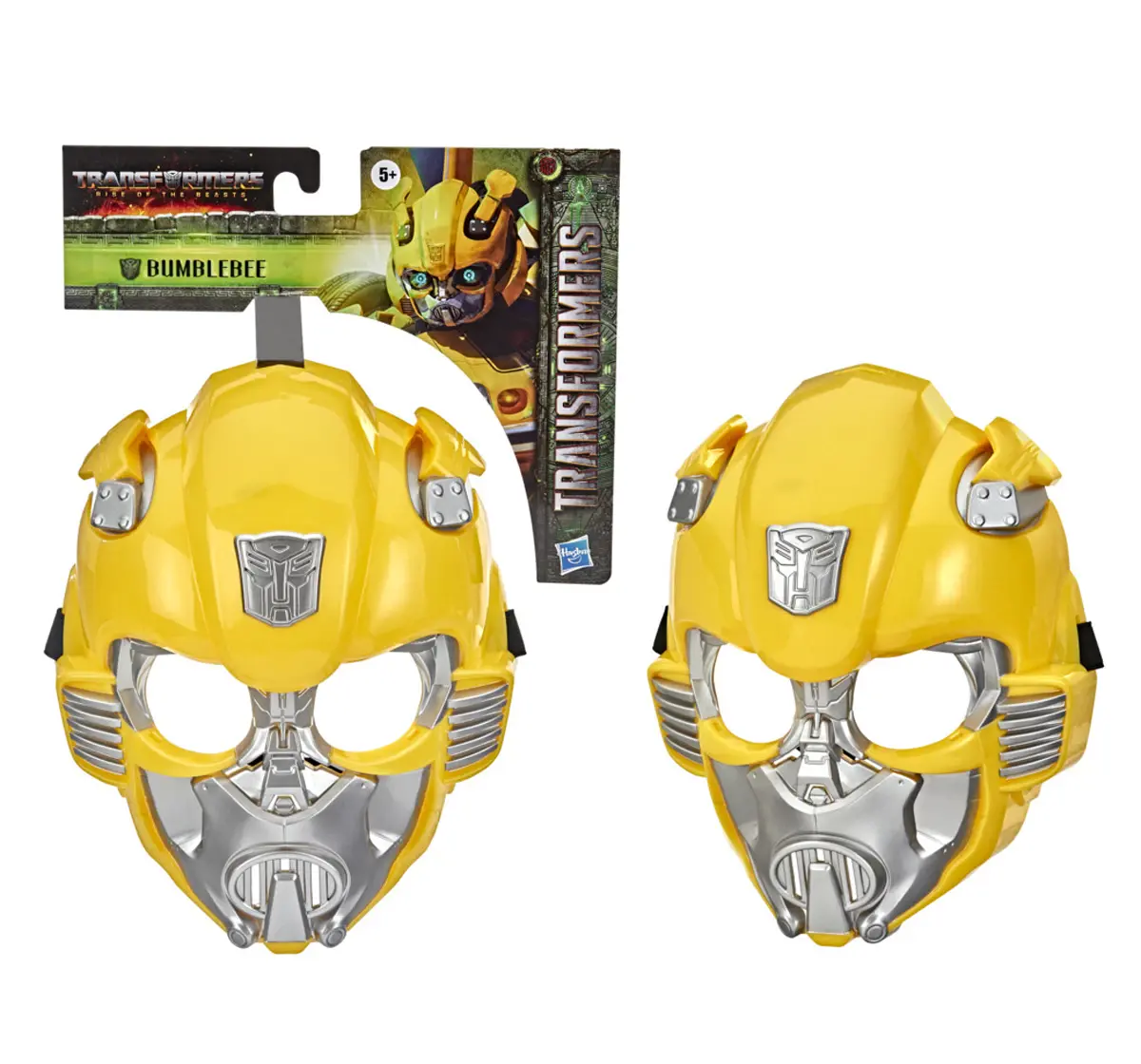 Transformers Toys Transformers: Rise of the Beasts Movie Bumblebee Roleplay Costume Mask, 6Y+