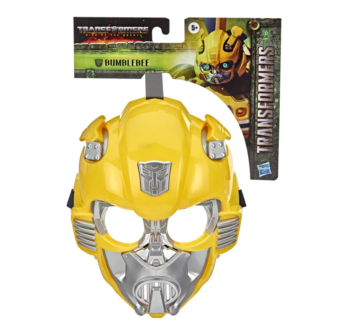 Transformers Toys Transformers: Rise of the Beasts Movie Bumblebee Roleplay Costume Mask, 6Y+