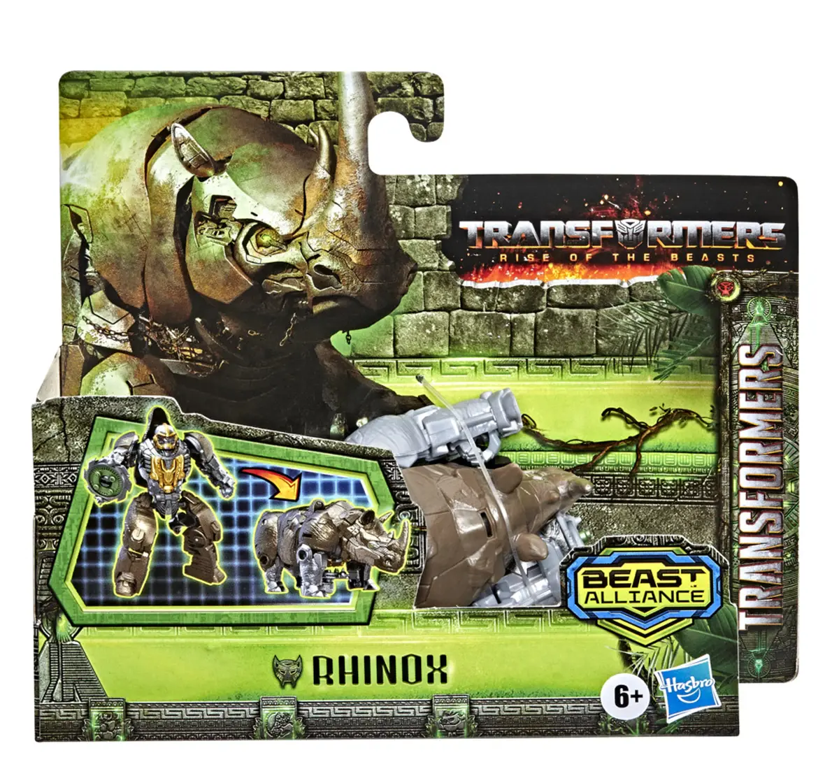 Hasbro Transformers: Rise Of The Beasts Movie Beast Alliance Battle Changers Rhinox 4.5 Inches Action Figure Mutlicolour, 6Y+