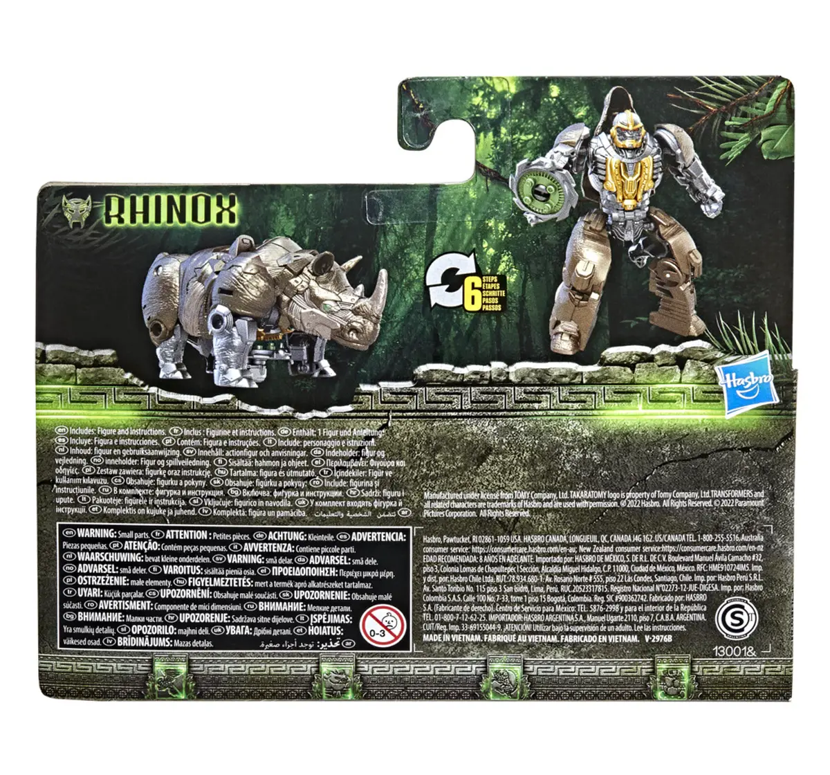 Hasbro Transformers: Rise Of The Beasts Movie Beast Alliance Battle Changers Rhinox 4.5 Inches Action Figure Mutlicolour, 6Y+