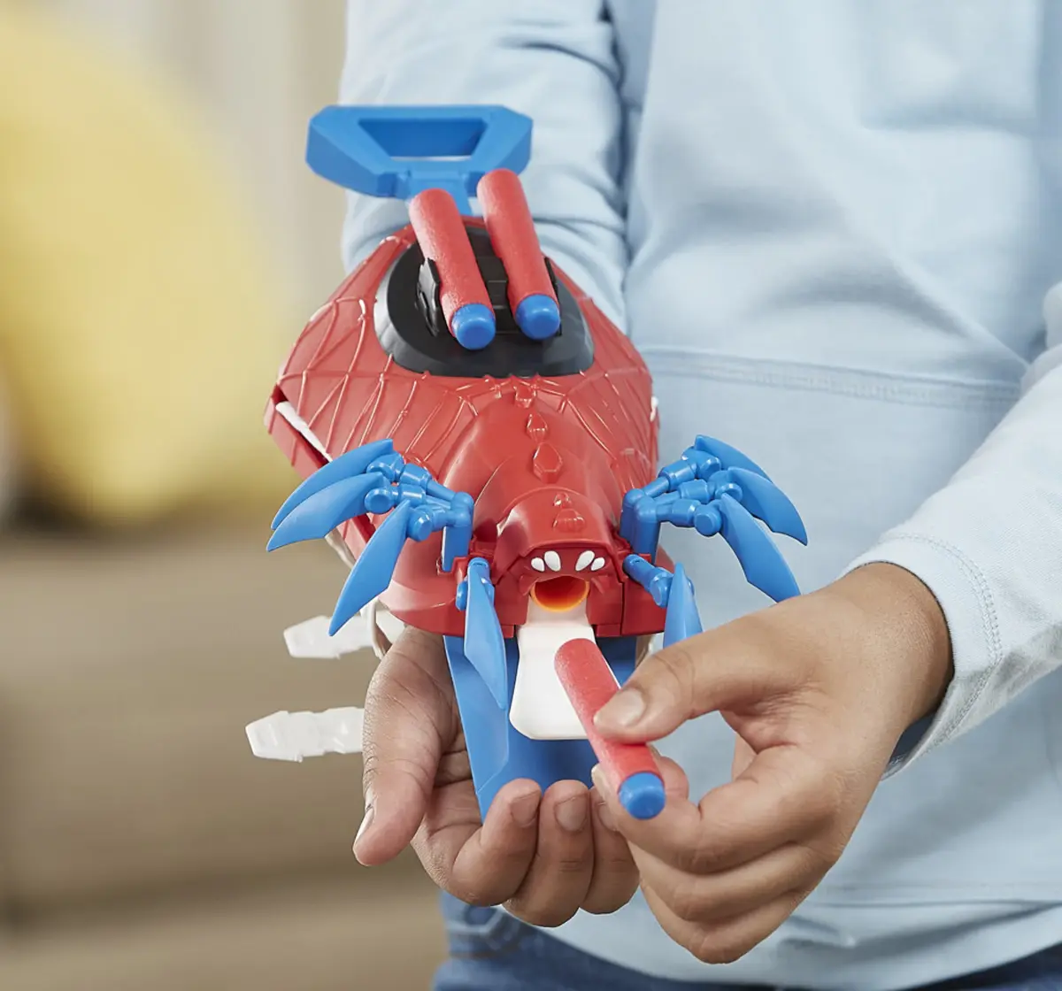 Marvel Mech Strike Mechasaurs Spider-Man Arachno Blaster, 3 Darts, 5Y+