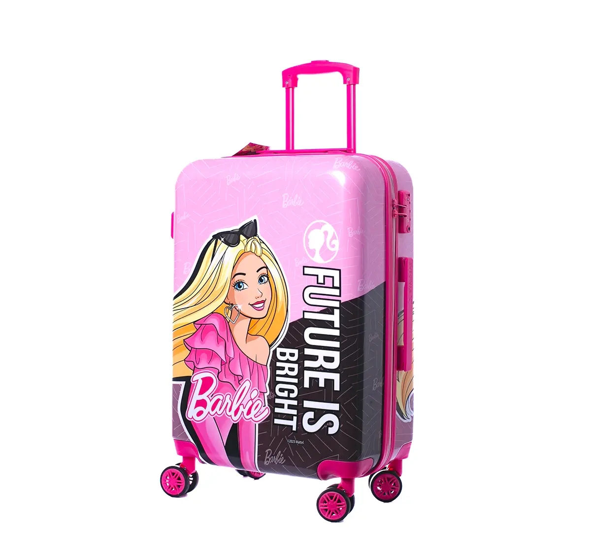 Striders Barbie Light Weight Hard Luggage, 22-Inch , 3Y+